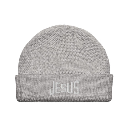 Jesus Beanie – Christian Knit Hat for Bold Believers by MASIN Fashion – Faith - based Wear