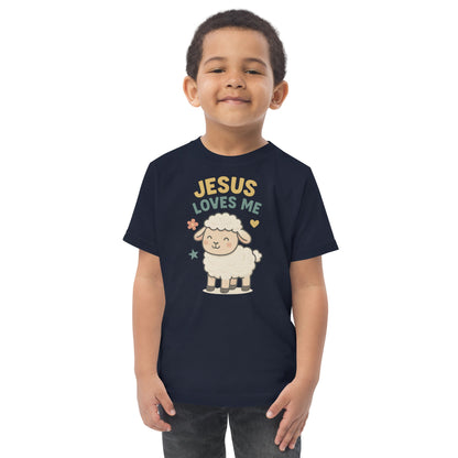 Jesus Loves me Sheep - Masin Toddler Tee by MASIN Fashion – Faith - based Wear