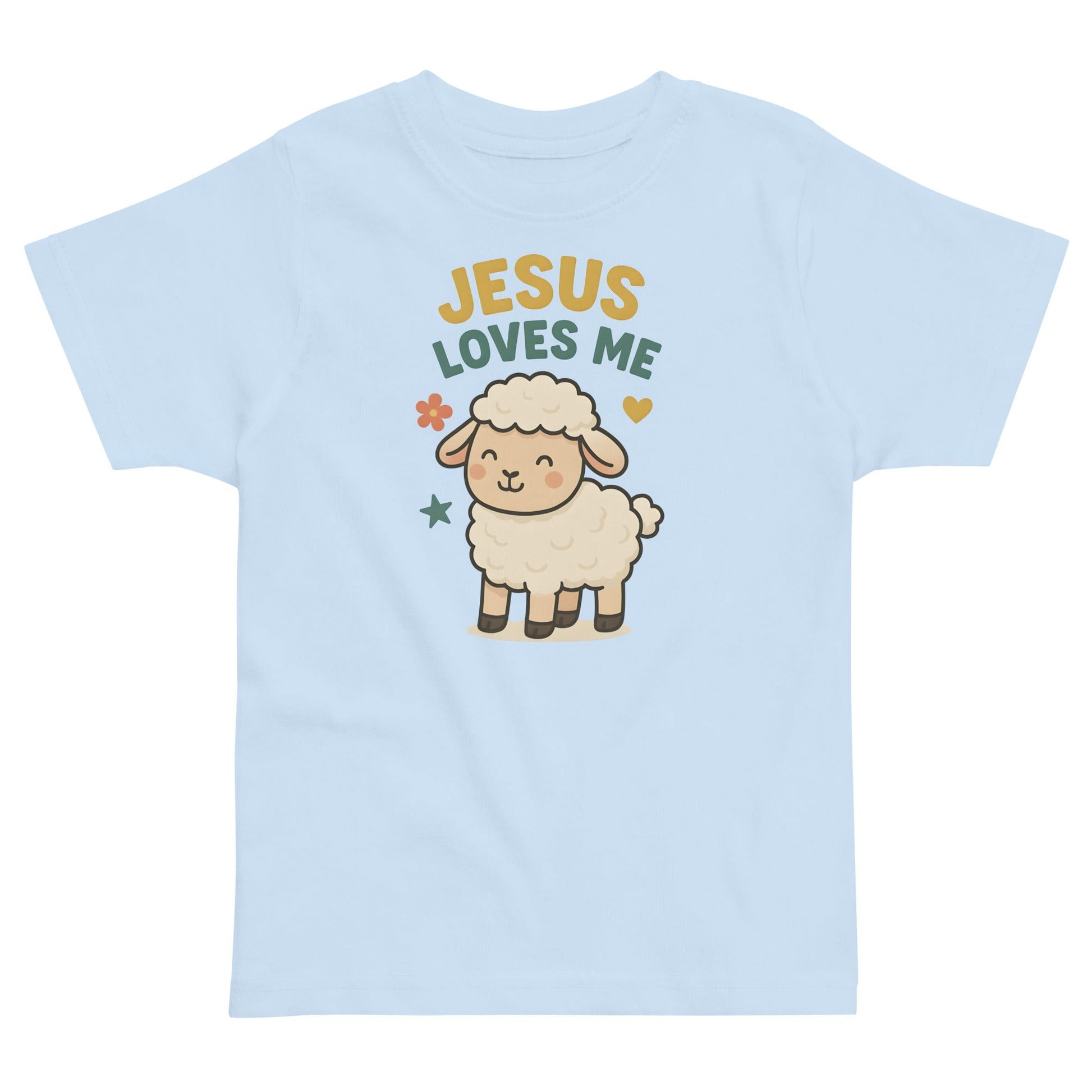 Jesus Loves me Sheep - Masin Toddler Tee by MASIN Fashion – Faith - based Wear