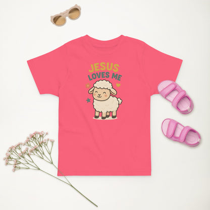 Jesus Loves me Sheep - Masin Toddler Tee by MASIN Fashion – Faith - based Wear