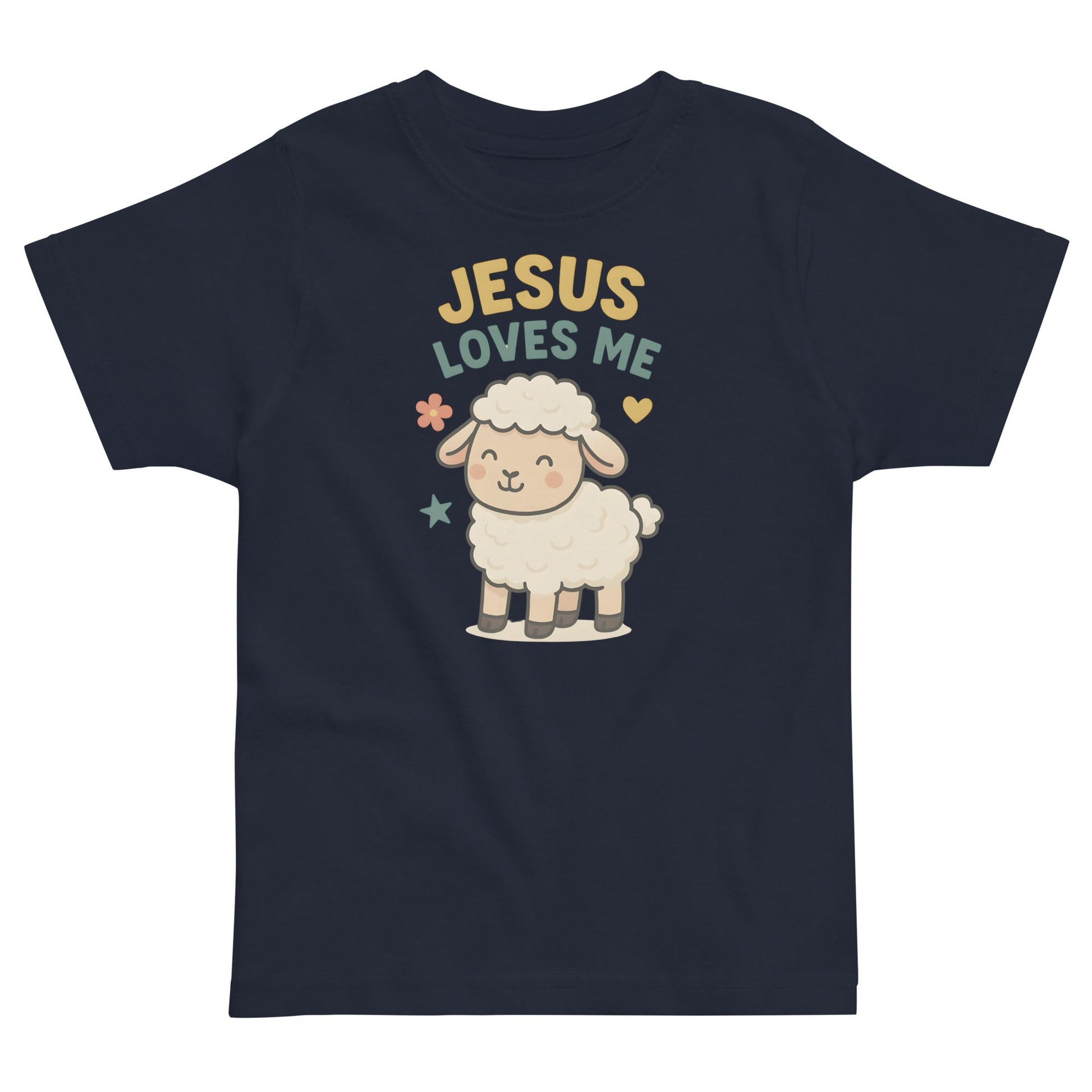 Jesus Loves me Sheep - Masin Toddler Tee by MASIN Fashion – Faith - based Wear