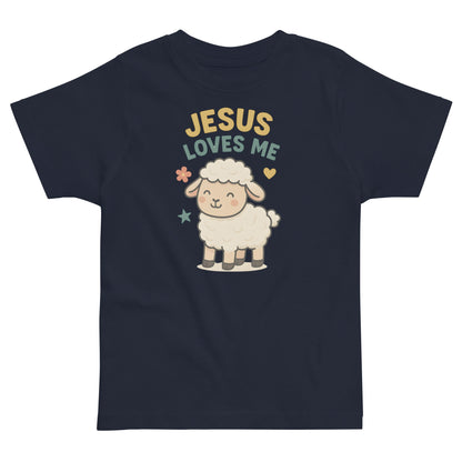 Jesus Loves me Sheep - Masin Toddler Tee by MASIN Fashion – Faith - based Wear