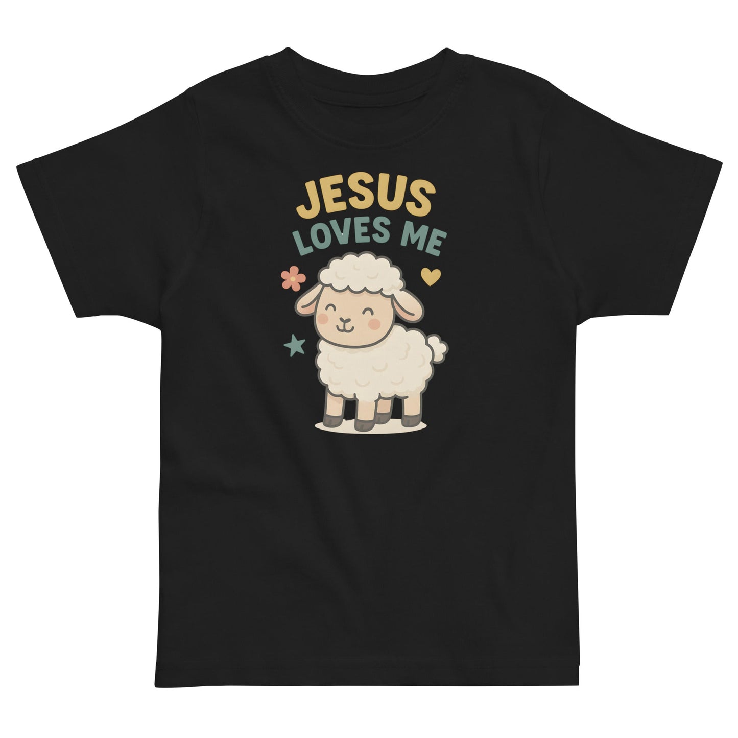 Jesus Loves me Sheep - Masin Toddler Tee by MASIN Fashion – Faith - based Wear