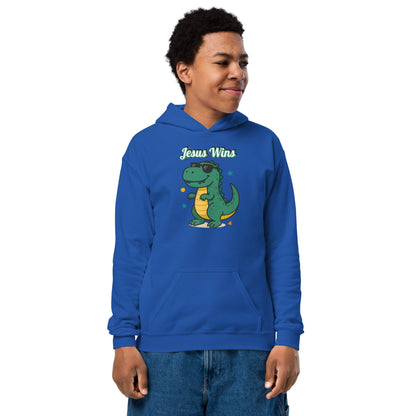 Jesus Wins - Youth essentials hoodie by MASIN Fashion – Faith - based Wear