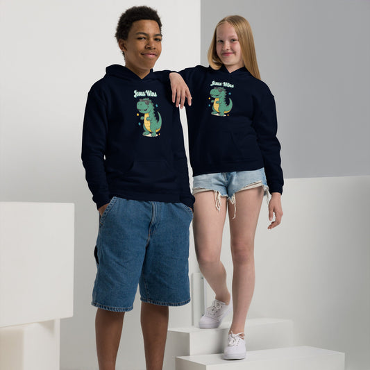 Jesus Wins - Youth essentials hoodie by MASIN Fashion – Faith - based Wear