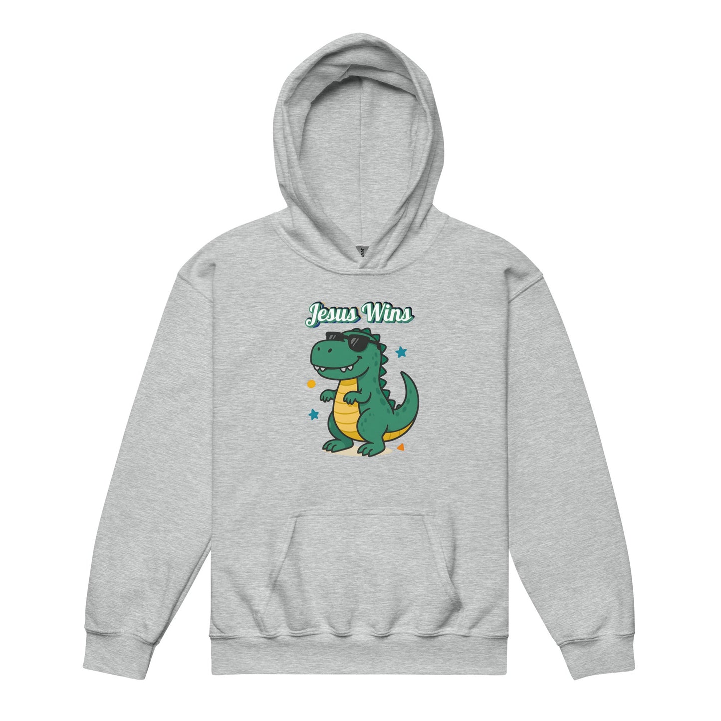 Jesus Wins - Youth essentials hoodie by MASIN Fashion – Faith - based Wear