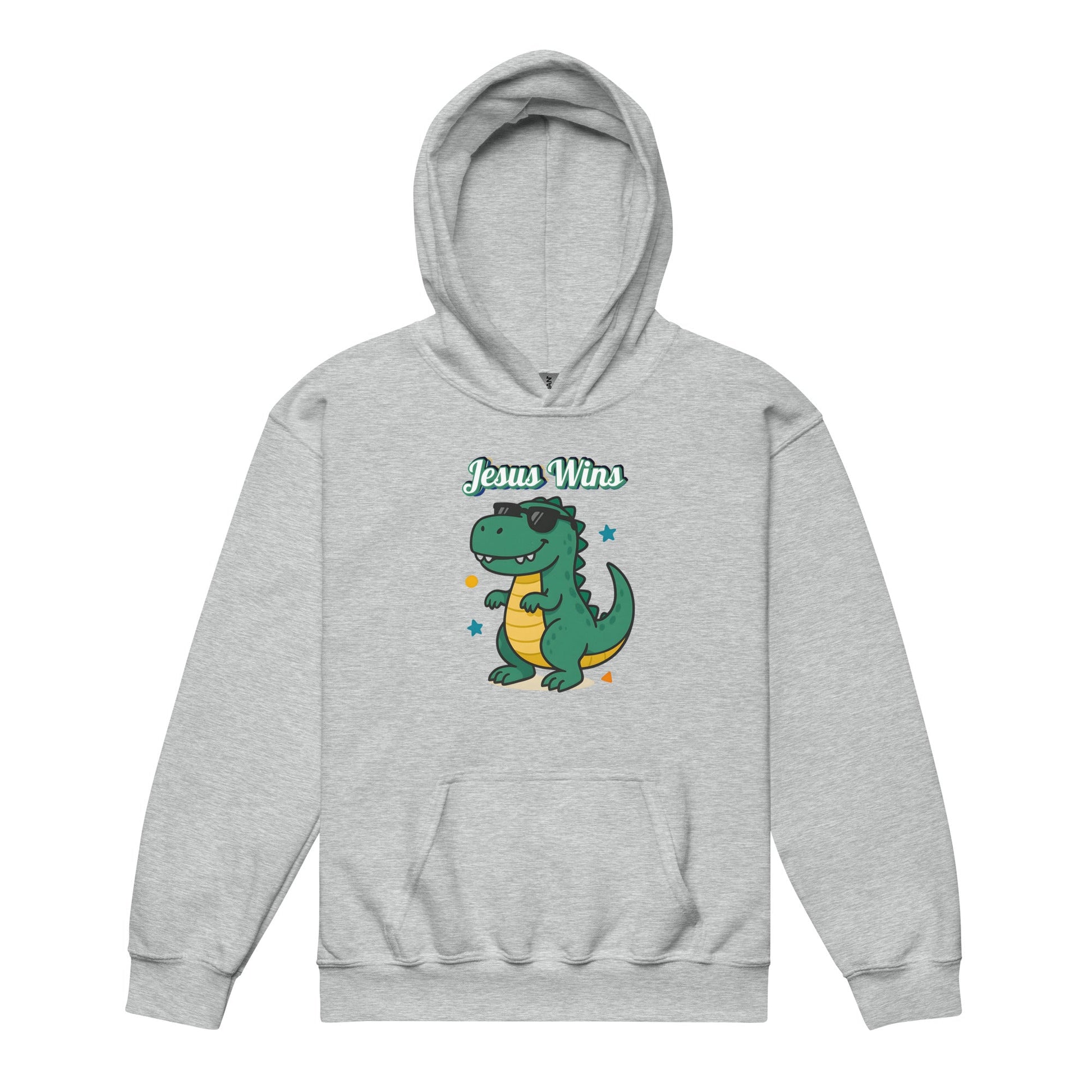 Jesus Wins - Youth essentials hoodie by MASIN Fashion – Faith - based Wear