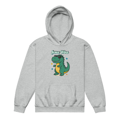Jesus Wins - Youth essentials hoodie by MASIN Fashion – Faith - based Wear