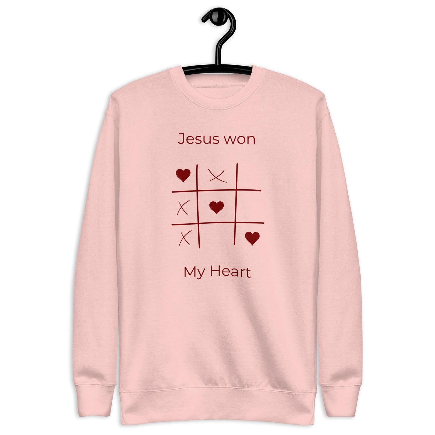 Jesus Won My Heart - Unisex Premium Jumper by MASIN Fashion – Faith - based Wear