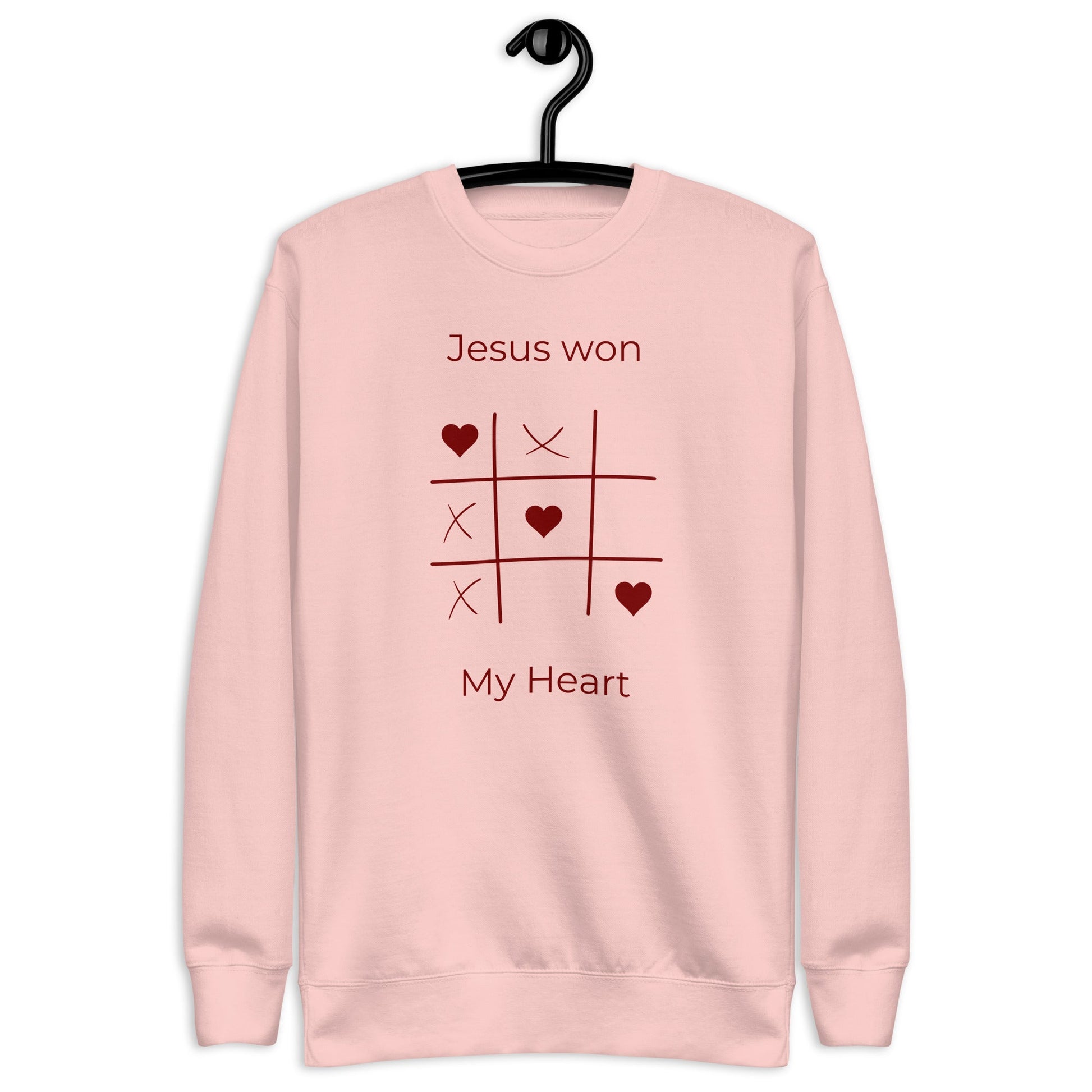 Jesus Won My Heart - Unisex Premium Jumper by MASIN Fashion – Faith - based Wear