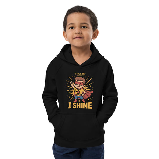 KIDS Unisex Premium Hoodie (4 - 12years) - I shine by MASIN Fashion – Faith - based Wear