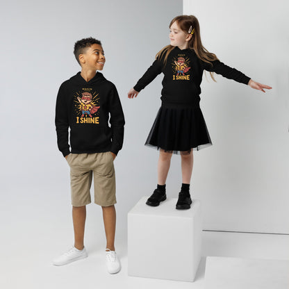 KIDS Unisex Premium Hoodie (4 - 12years) - I shine by MASIN Fashion – Faith - based Wear