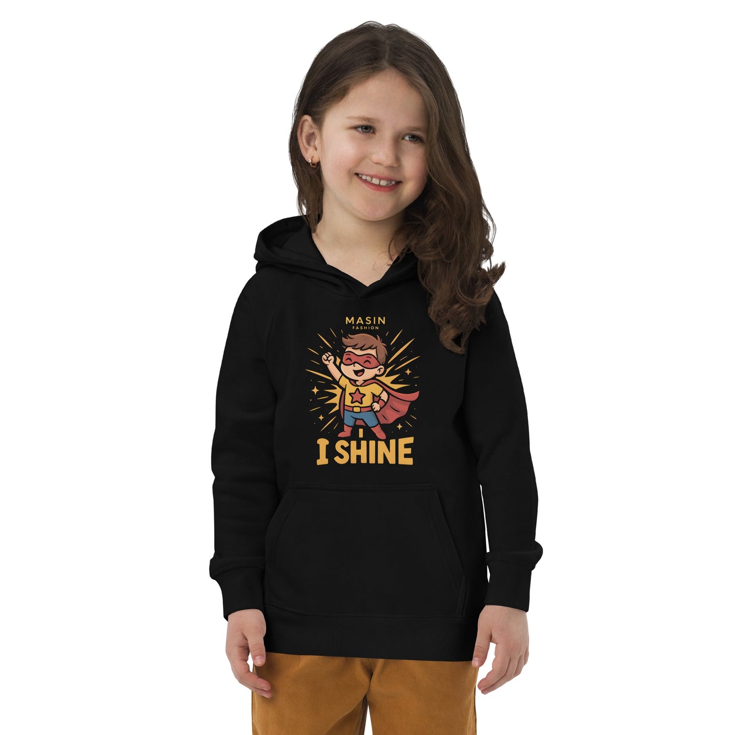 KIDS Unisex Premium Hoodie (4 - 12years) - I shine by MASIN Fashion – Faith - based Wear