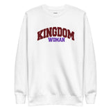 Kingdom Couple - Embroidered Woman Premium Sweatshirt by MASIN Fashion – Faith - based Wear