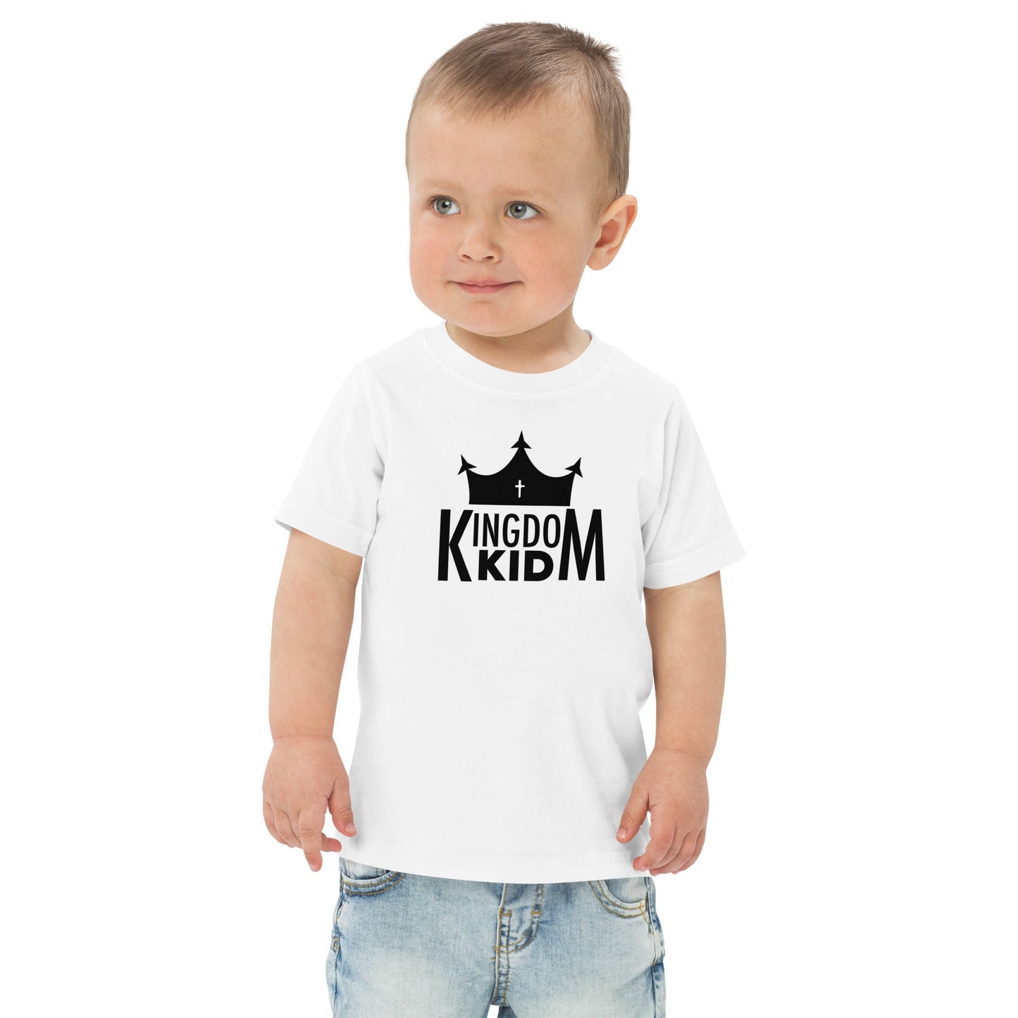 Kingdom Kid - Unisex Toddler Christian Tee by MASIN Fashion – Faith - based Wear