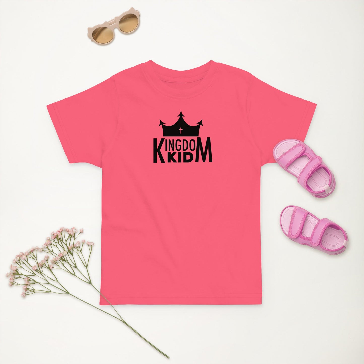 Kingdom Kid - Unisex Toddler Christian Tee by MASIN Fashion – Faith - based Wear