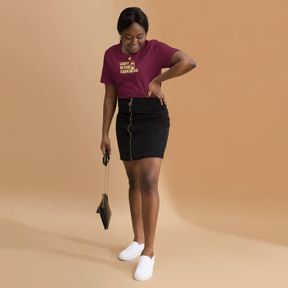Light in the Darkness - Unisex T-shirt by MASIN Fashion – Faith - based Wear