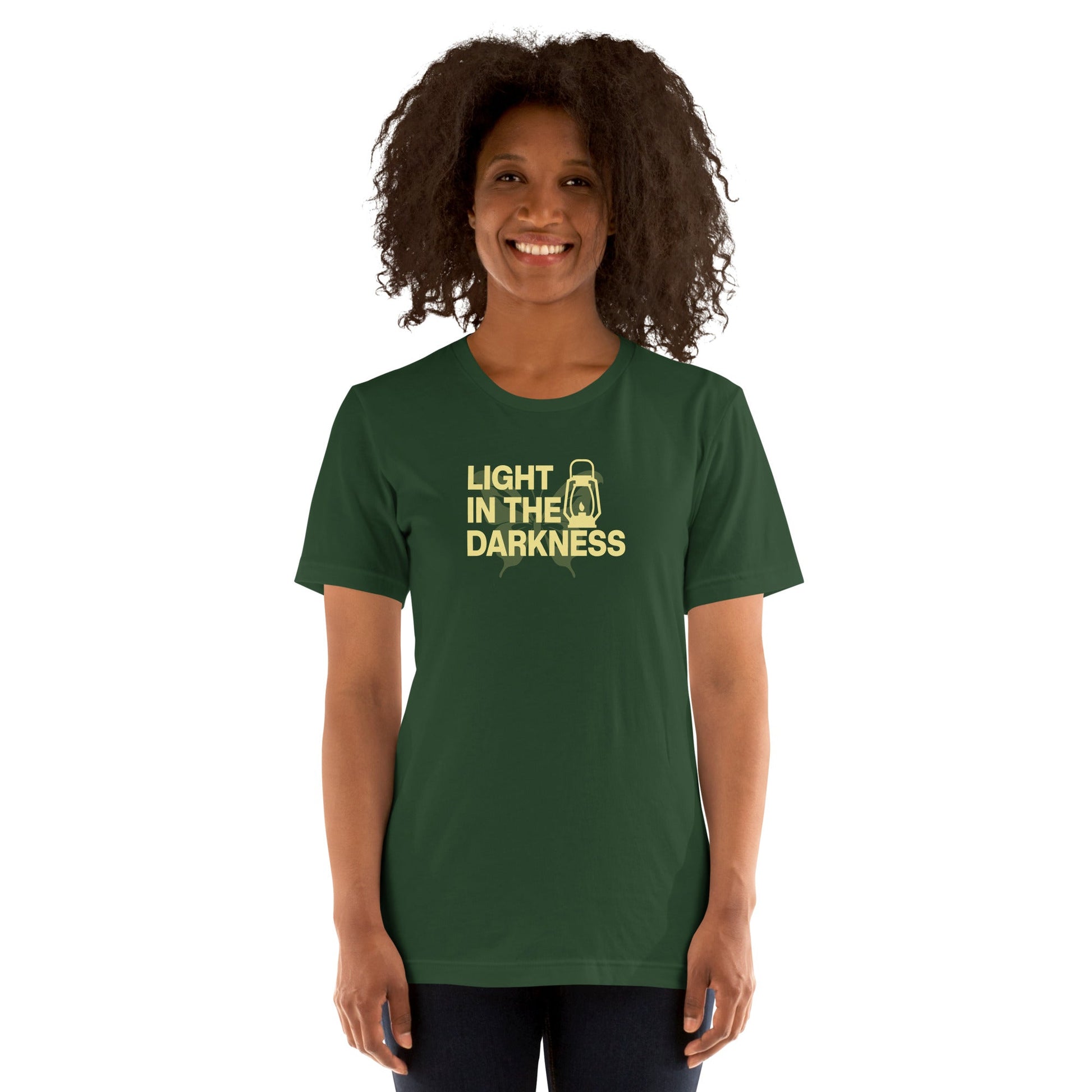 Light in the Darkness - Unisex T-shirt by MASIN Fashion – Faith - based Wear