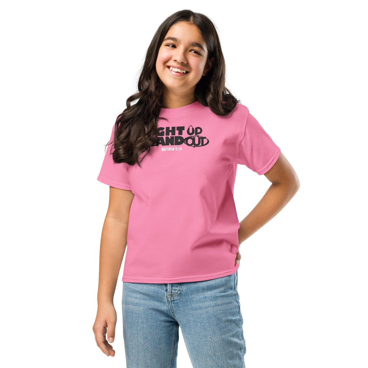 Light Up stand Out - Teen Classic T-shirt by MASIN Fashion – Faith - based Wear