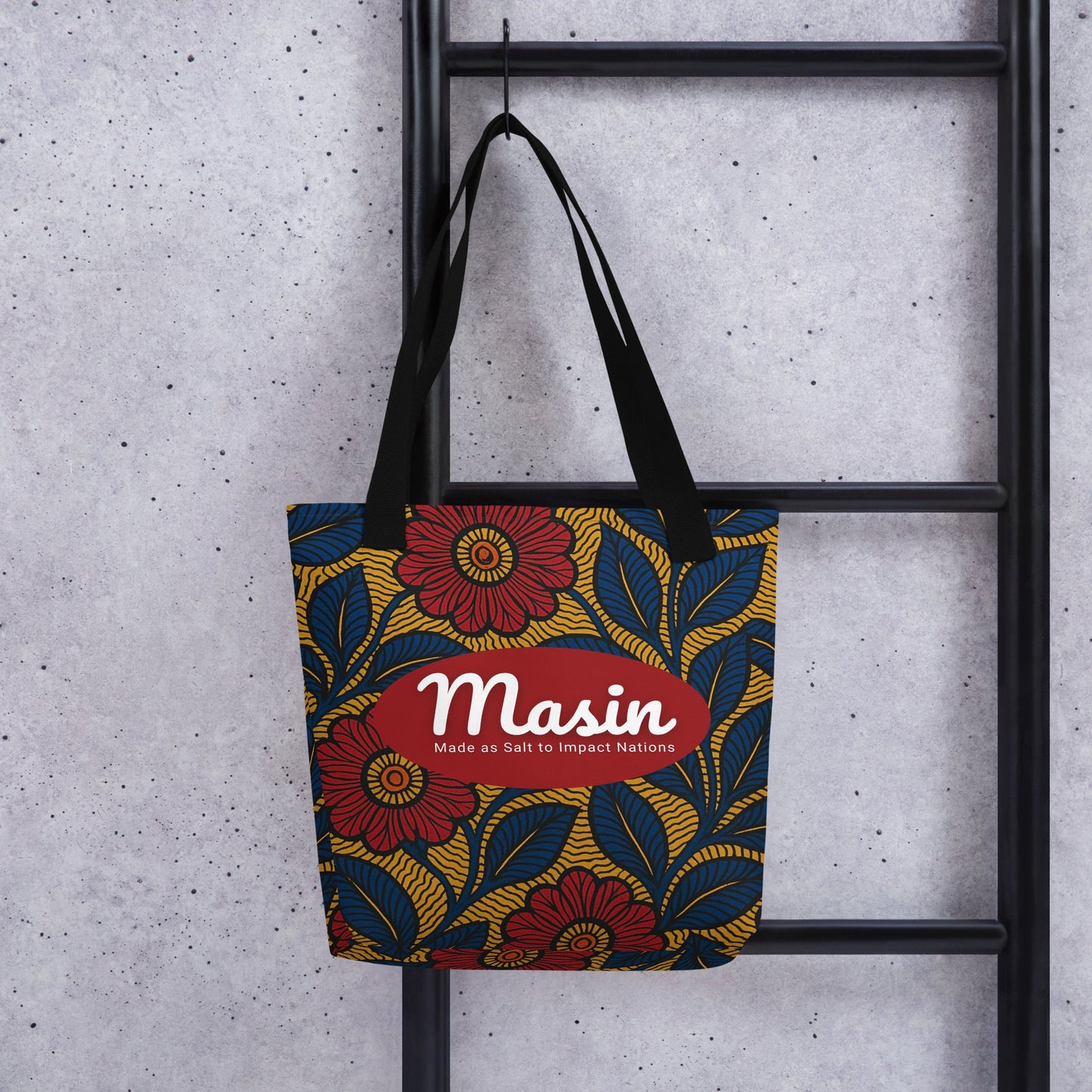 MASIN Brand Ankara Tote bag by MASIN Fashion – Faith - based Wear