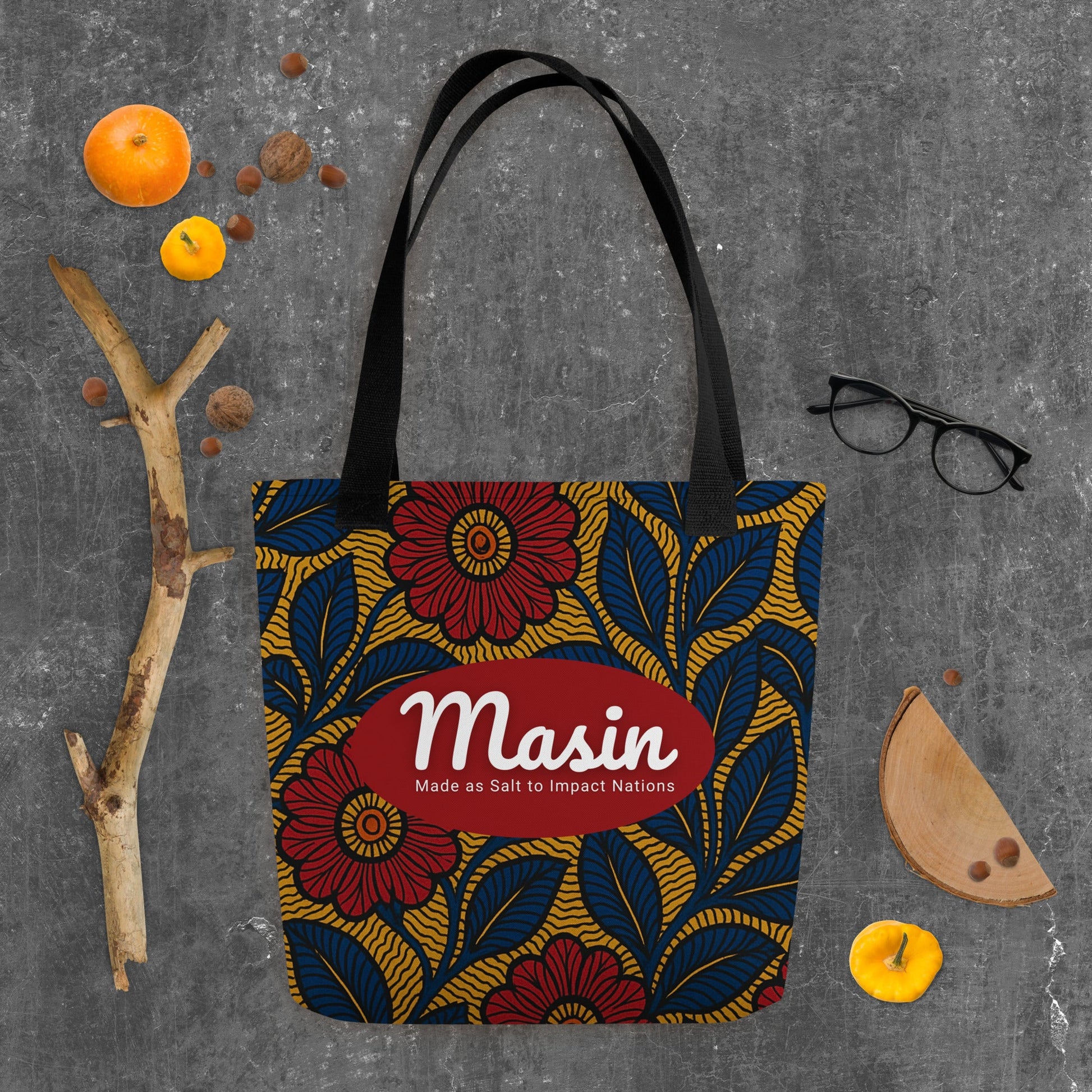 MASIN Brand Ankara Tote bag by MASIN Fashion – Faith - based Wear