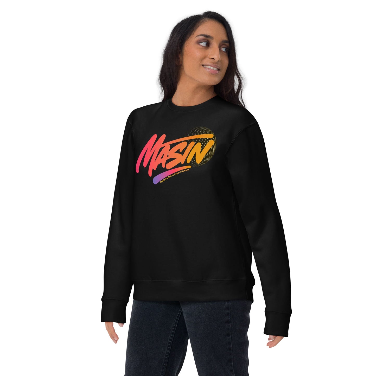 MASIN Defined 2 - Fitted Unisex Premium Sweatshirt by MASIN Fashion – Faith - based Wear