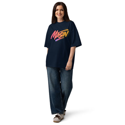 MASIN Defined 2 Unisex Luxe Oversized High Neck T-Shirt by MASIN Fashion – Faith - based Wear