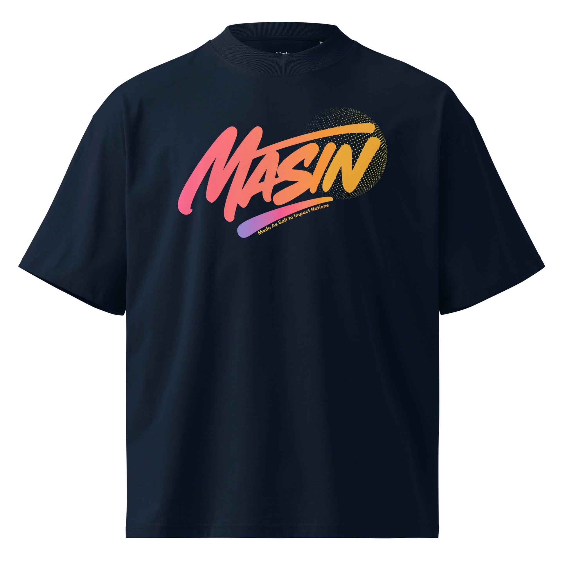 MASIN Defined 2 Unisex Luxe Oversized High Neck T-Shirt by MASIN Fashion – Faith - based Wear