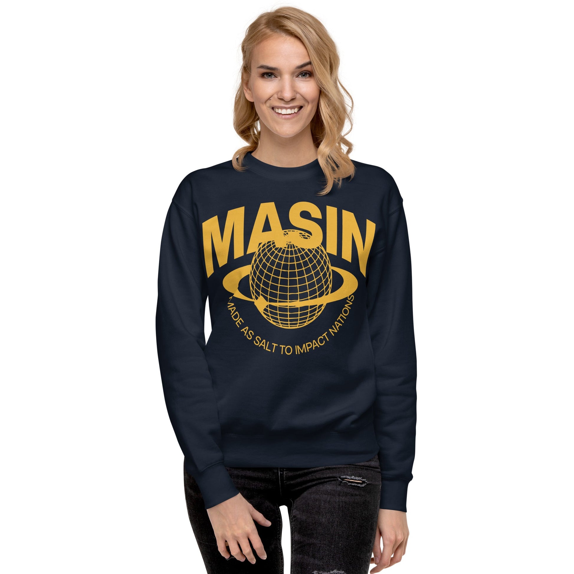 MASIN Definition 2 - Unisex Premium Sweatshirt by MASIN Fashion – Faith - based Wear