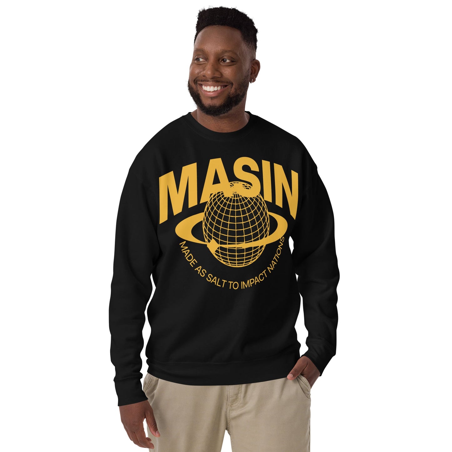 MASIN Definition 2 - Unisex Premium Sweatshirt by MASIN Fashion – Faith - based Wear