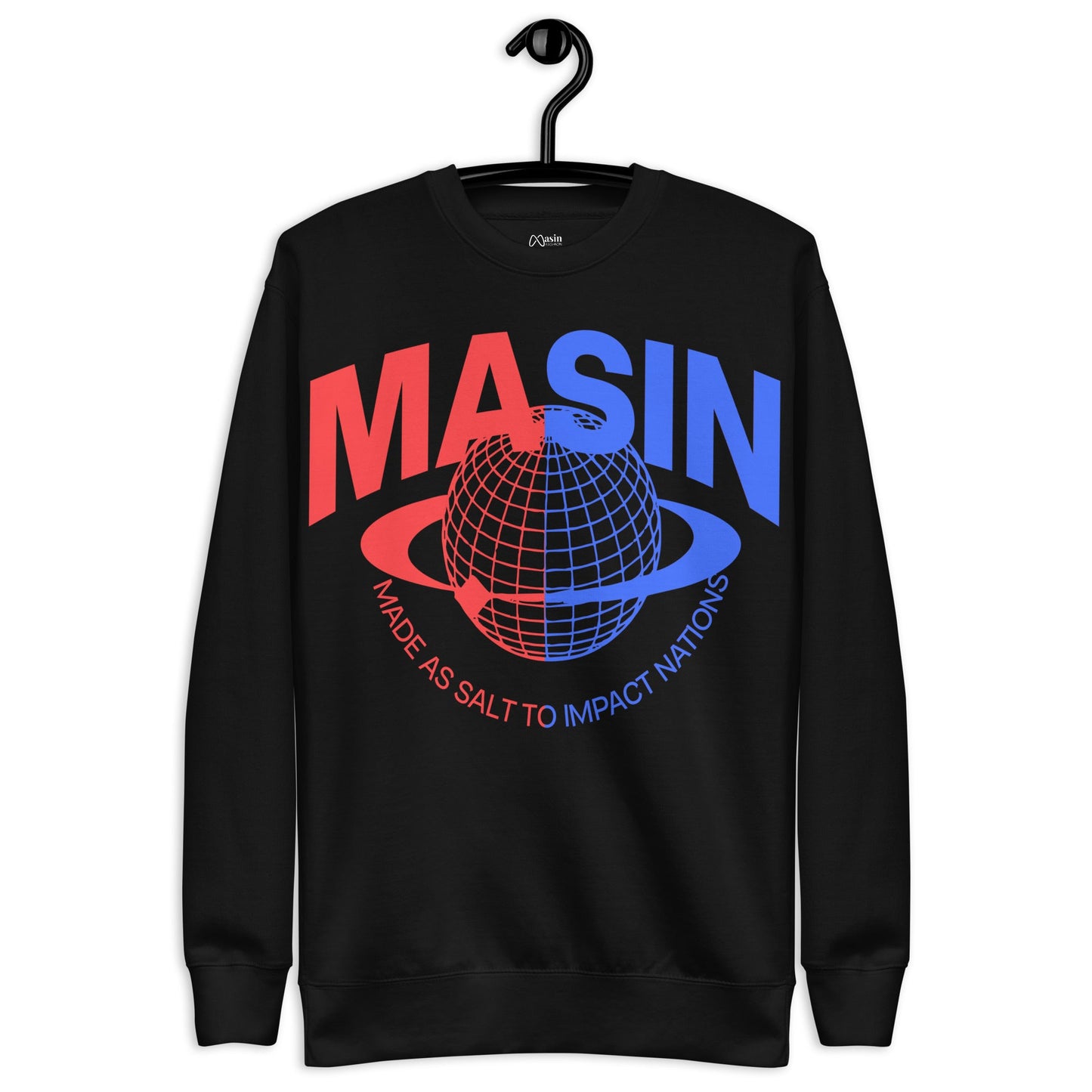 MASIN Definition BLUE RED - Unisex Premium Sweatshirt by MASIN Fashion – Faith - based Wear