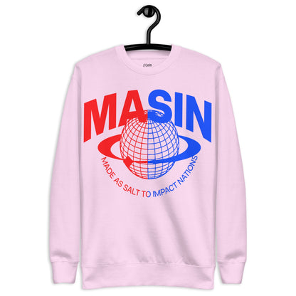 MASIN Definition BLUE RED - Unisex Premium Sweatshirt by MASIN Fashion – Faith - based Wear