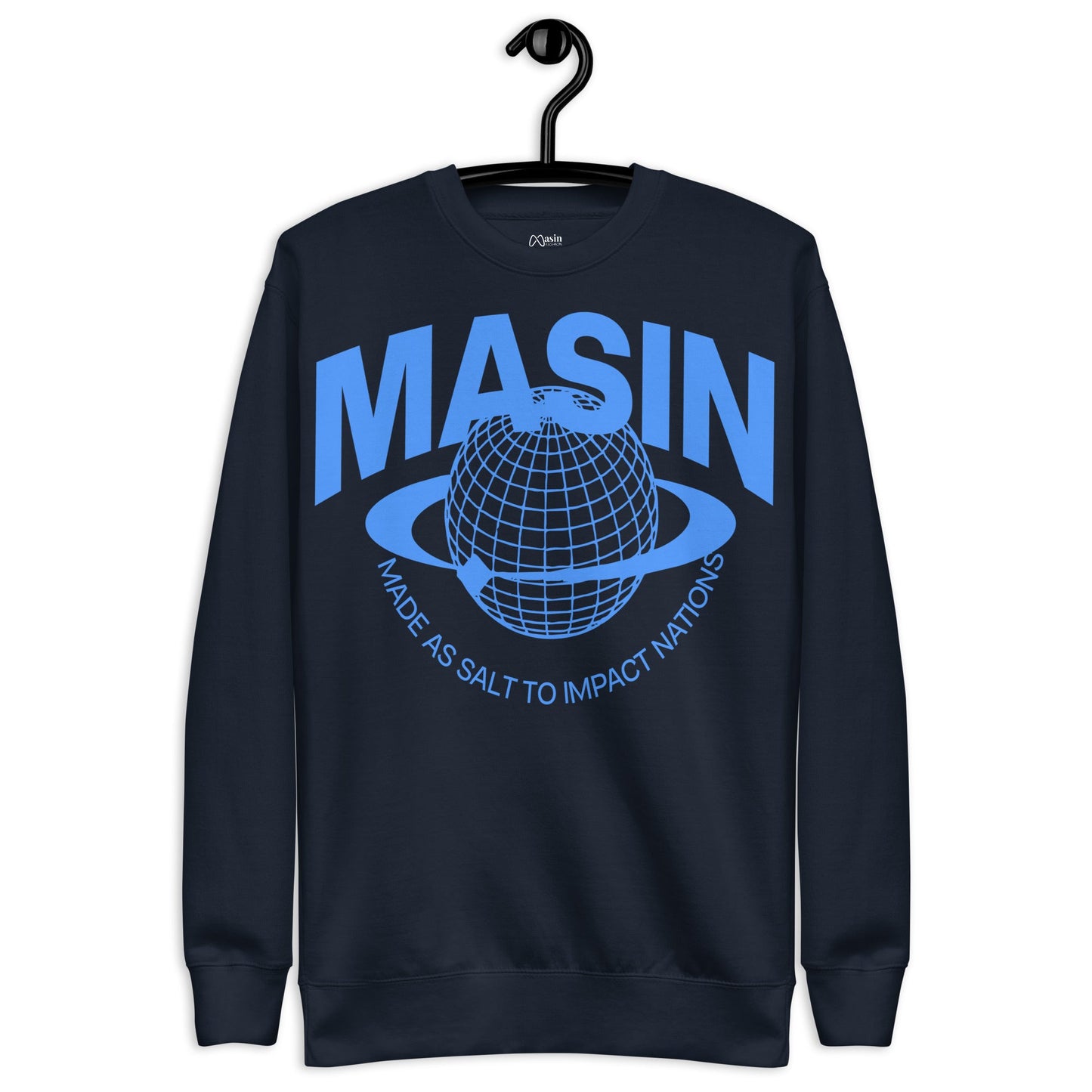 MASIN Definition BLUE - Unisex Premium Sweatshirt by MASIN Fashion – Faith-based Wear