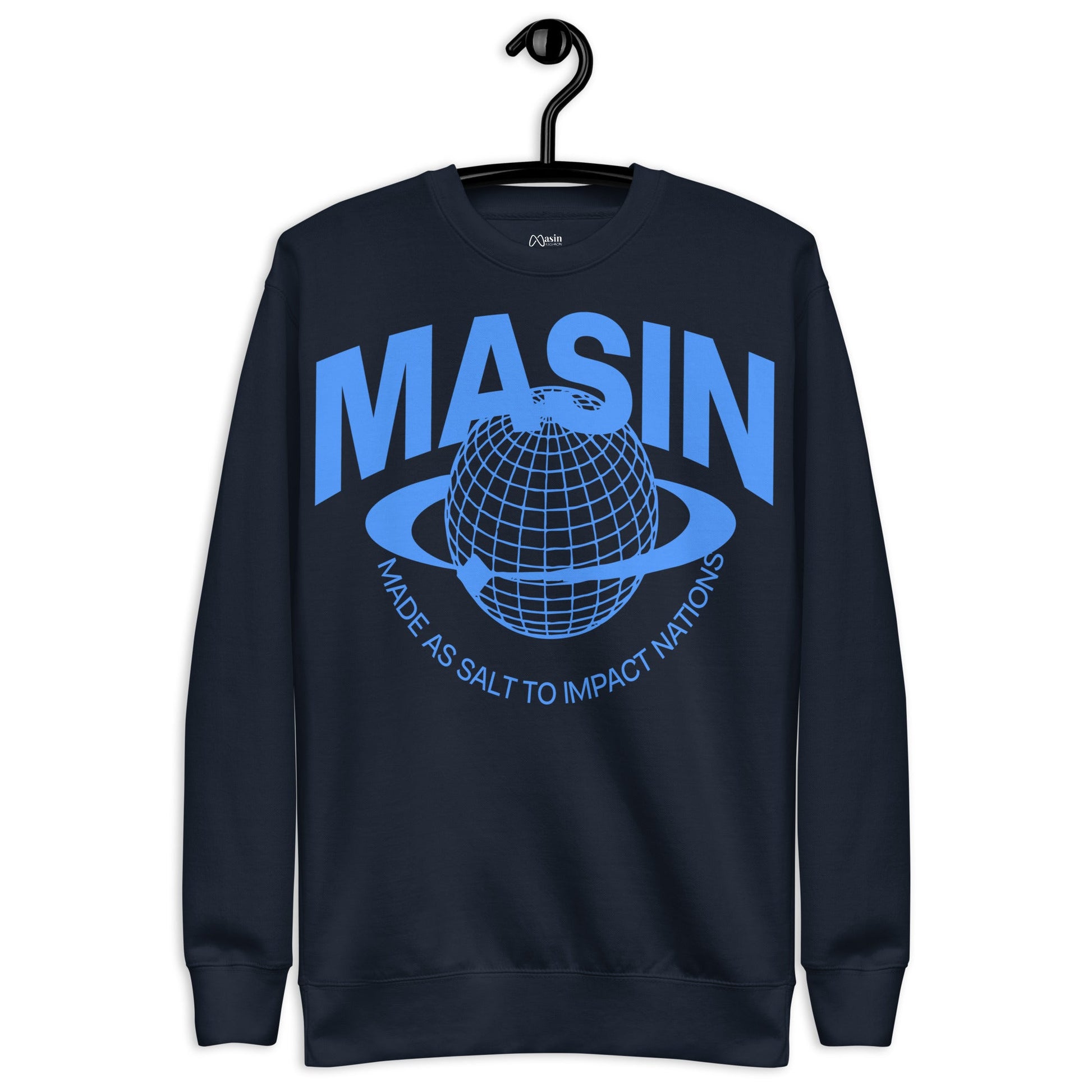 MASIN Definition BLUE - Unisex Premium Sweatshirt by MASIN Fashion – Faith-based Wear