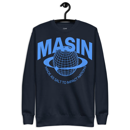 MASIN Definition BLUE - Unisex Premium Sweatshirt by MASIN Fashion – Faith-based Wear