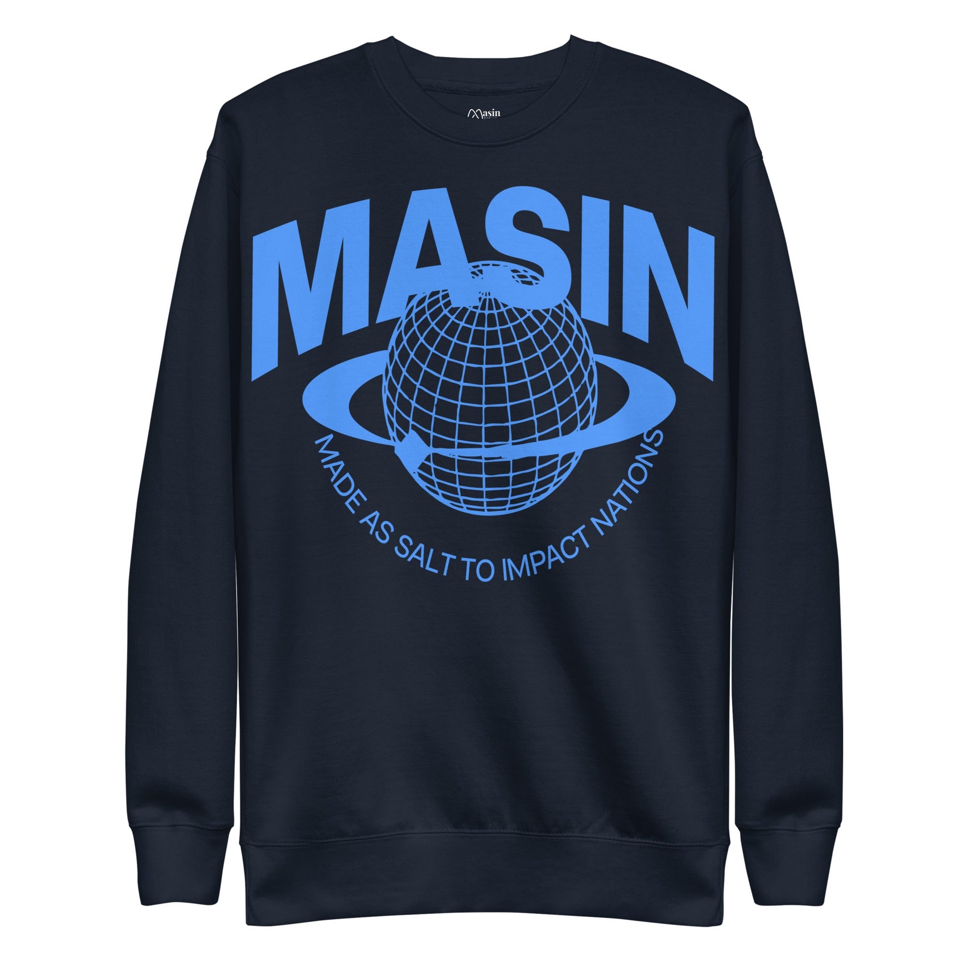 MASIN Definition BLUE - Unisex Premium Sweatshirt by MASIN Fashion – Faith-based Wear
