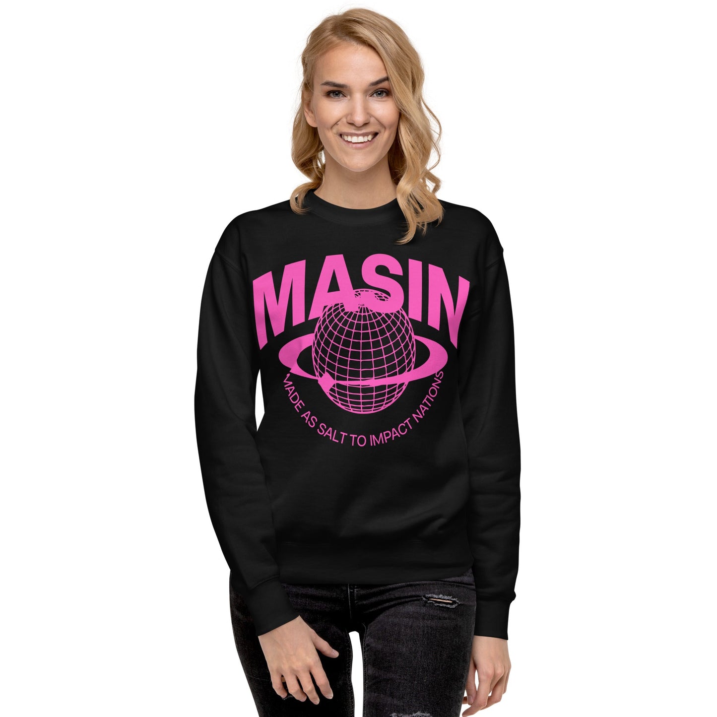 MASIN Definition PINK - Unisex Premium Sweatshirt Christian by masin fashion