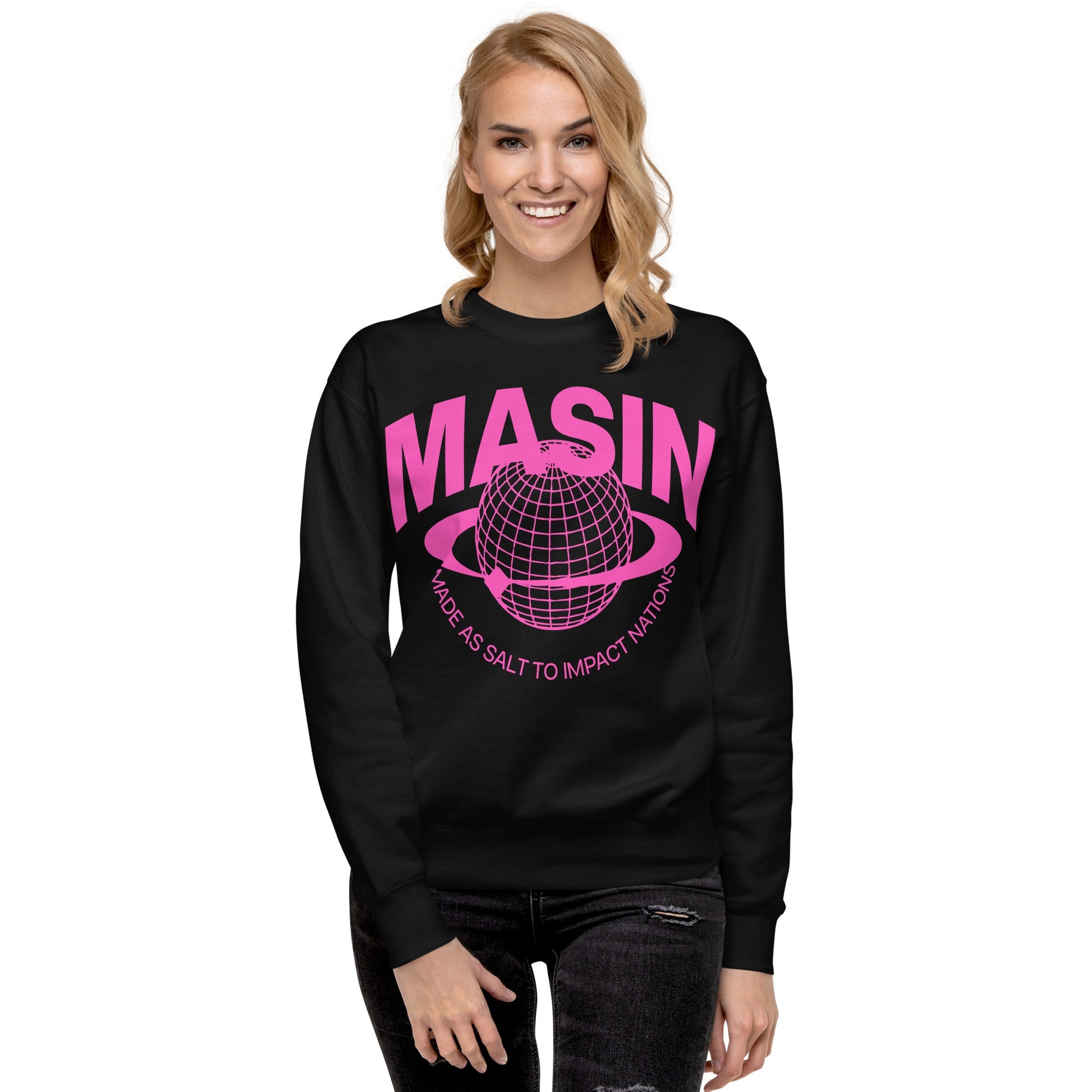 MASIN Definition PINK - Unisex Premium Sweatshirt Christian by masin fashion