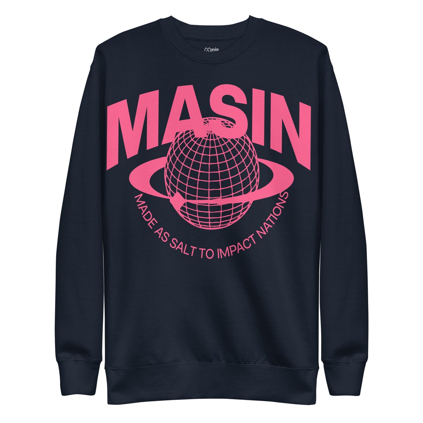 MASIN Definition PINK - Unisex Premium Sweatshirt by MASIN Fashion – Faith - based Wear