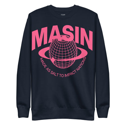 MASIN Definition PINK - Unisex Premium Sweatshirt by MASIN Fashion – Faith - based Wear