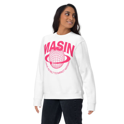 MASIN Definition PINK - Unisex Premium Sweatshirt by MASIN Fashion – Faith - based Wear