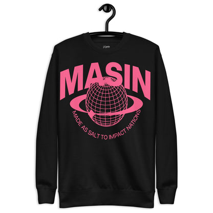 MASIN Definition PINK - Unisex Premium Sweatshirt by MASIN Fashion – Faith - based Wear