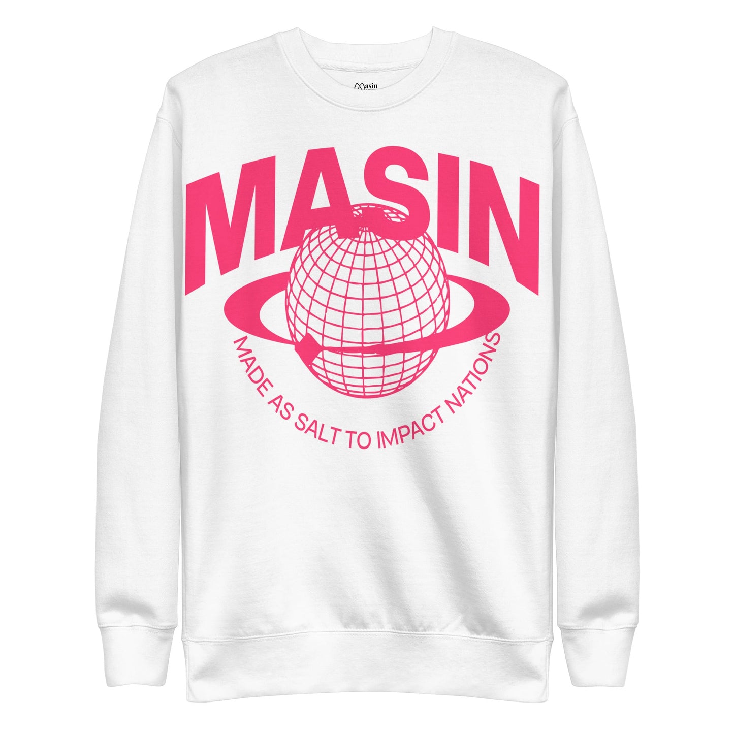 MASIN Definition PINK - Unisex Premium Sweatshirt by MASIN Fashion – Faith - based Wear
