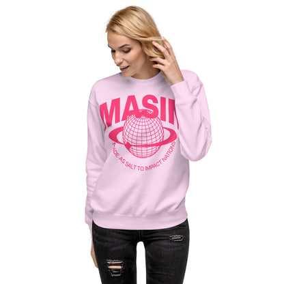 MASIN Definition PINK - Unisex Premium Sweatshirt by MASIN Fashion – Faith - based Wear