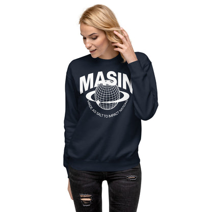 MASIN Definition WHITE - Unisex Premium Sweatshirt by MASIN Fashion – Faith - based Wear