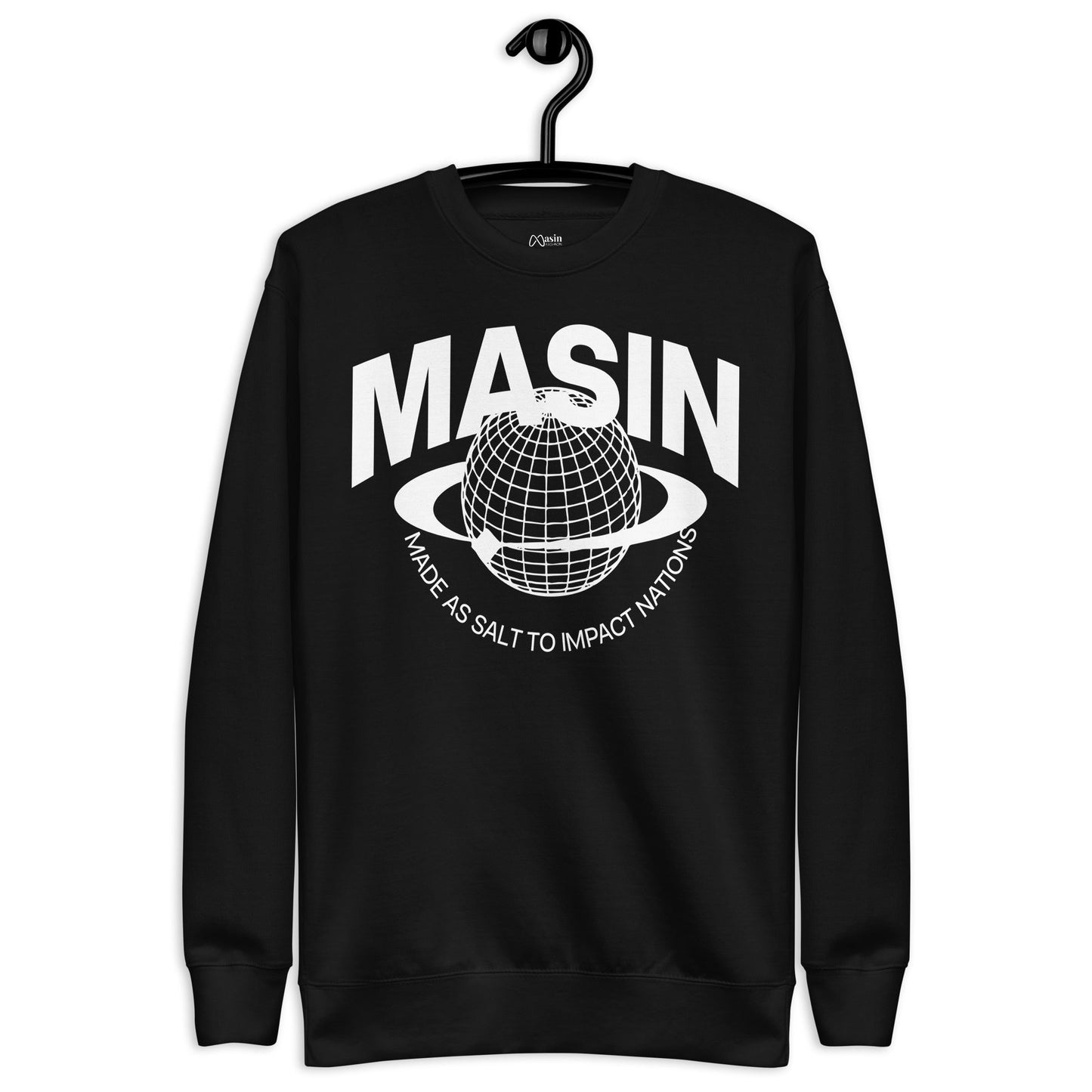 MASIN Definition WHITE - Unisex Premium Sweatshirt by MASIN Fashion – Faith - based Wear