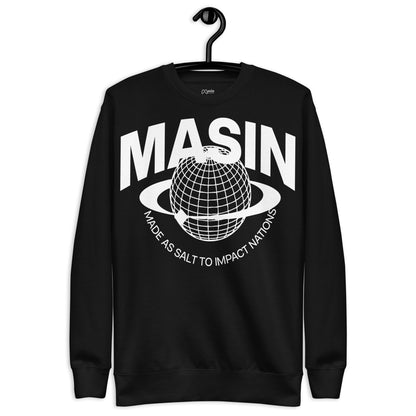 MASIN Definition WHITE - Unisex Premium Sweatshirt by MASIN Fashion – Faith - based Wear