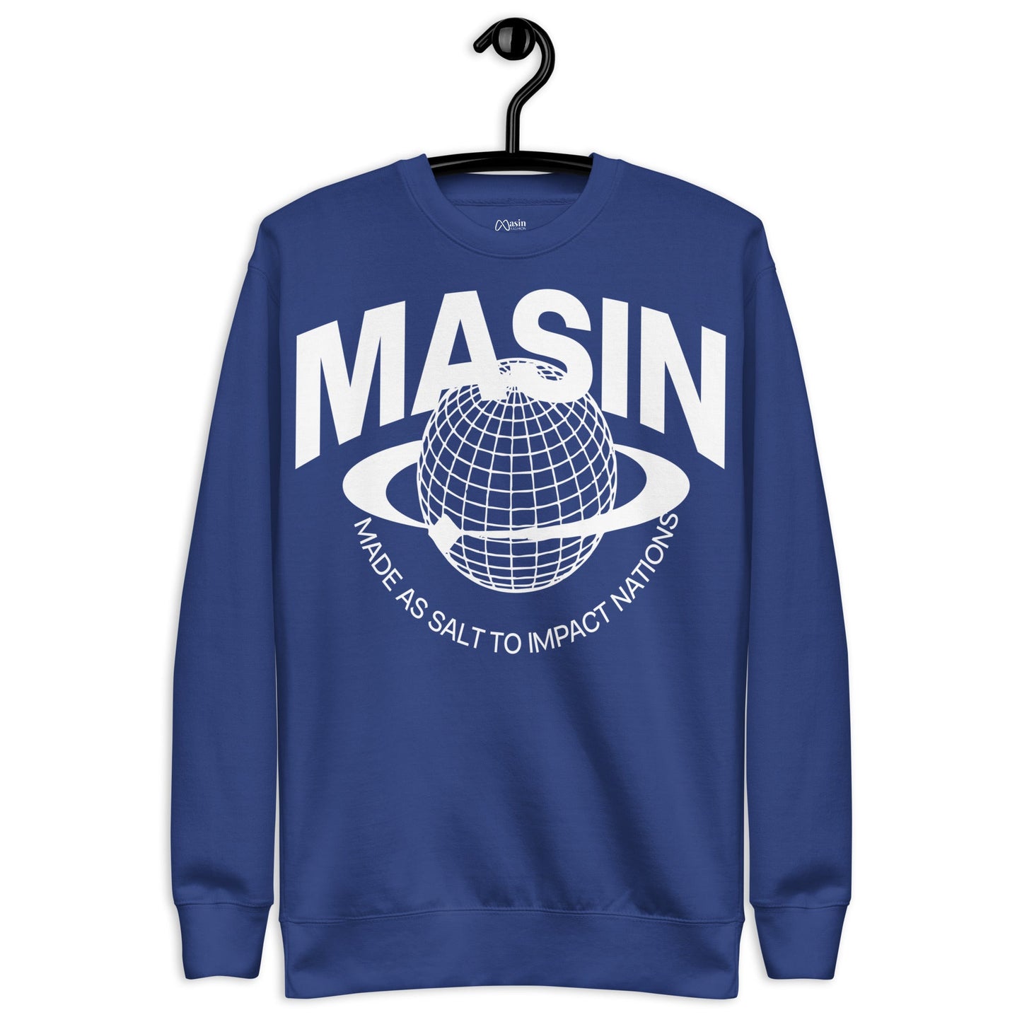 MASIN Definition WHITE - Unisex Premium Sweatshirt by MASIN Fashion – Faith - based Wear