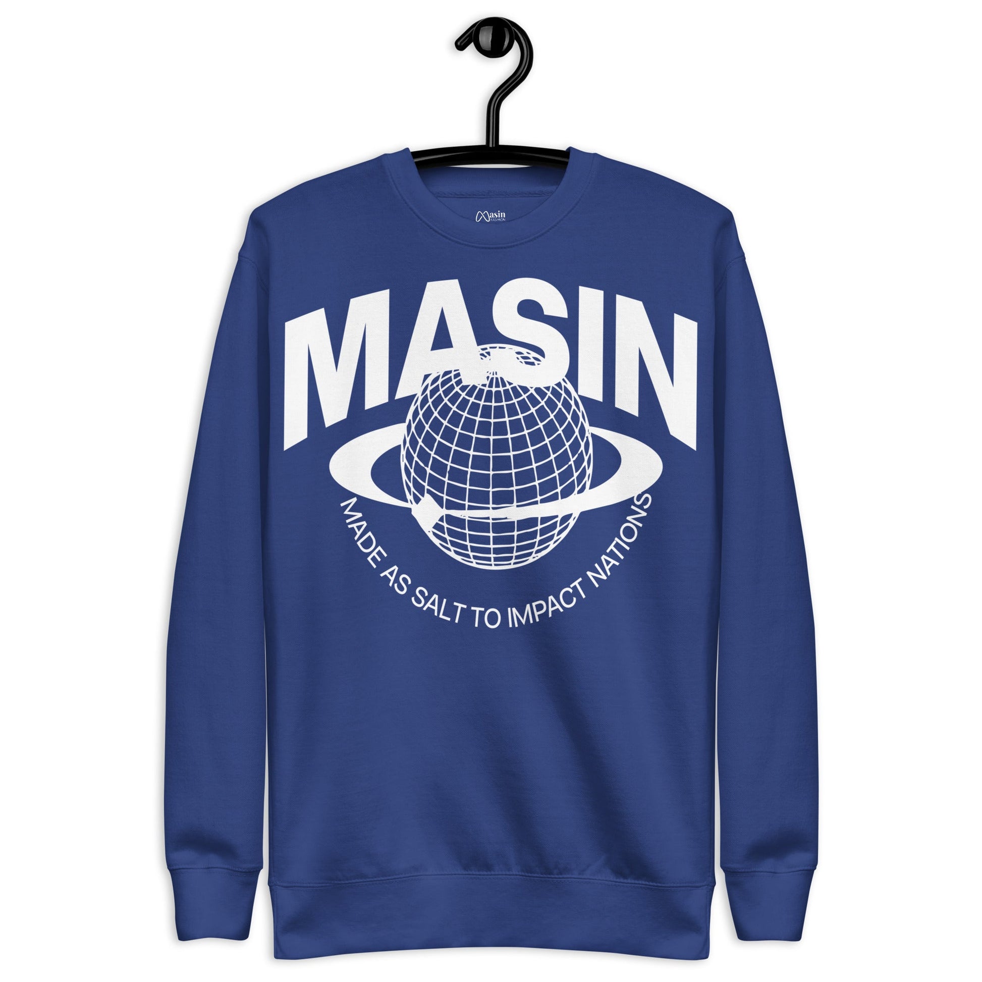 MASIN Definition WHITE - Unisex Premium Sweatshirt by MASIN Fashion – Faith - based Wear