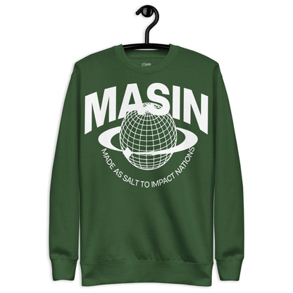 MASIN Definition WHITE - Unisex Premium Sweatshirt by MASIN Fashion – Faith - based Wear